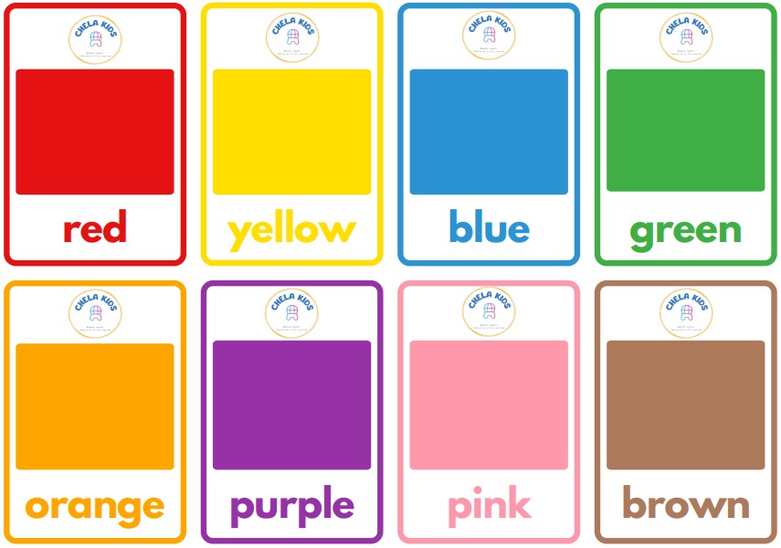 Colors Flashcard