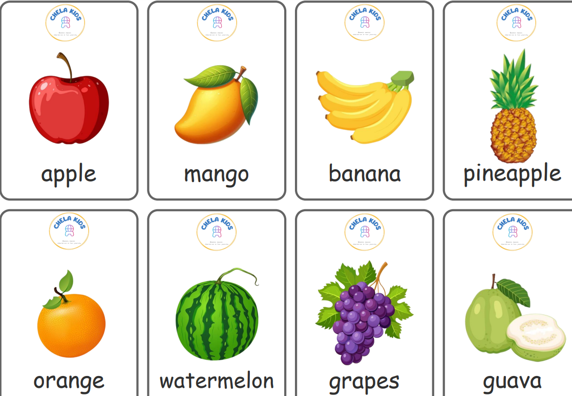 Fruits Flashcard